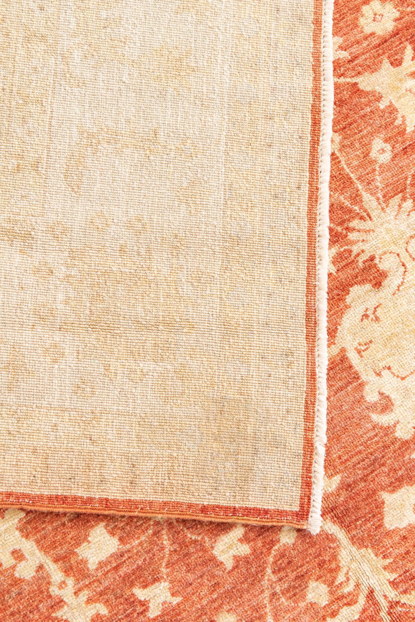 8' 5 x 10' Hand Knotted Peshawar Ziegler Oriental Rug
