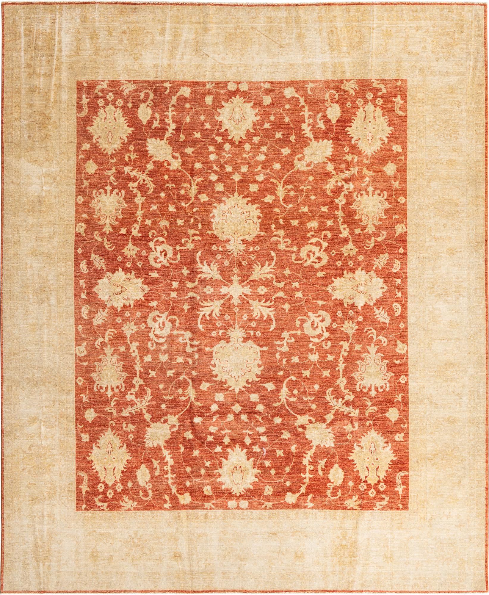 8' 5 x 10' Hand Knotted Peshawar Ziegler Oriental Rug