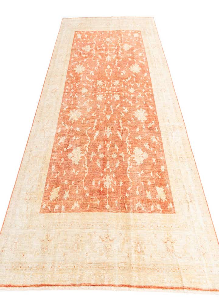 8' x 11' 2 Hand Knotted Peshawar Ziegler Oriental Rug