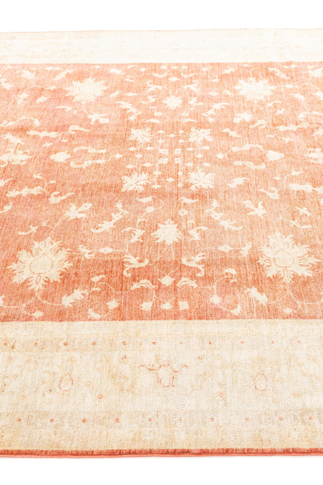 8' x 11' 2 Hand Knotted Peshawar Ziegler Oriental Rug