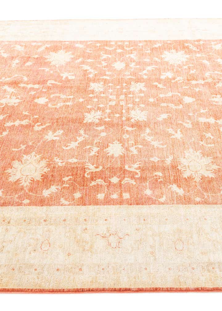 8' x 11' 2 Hand Knotted Peshawar Ziegler Oriental Rug