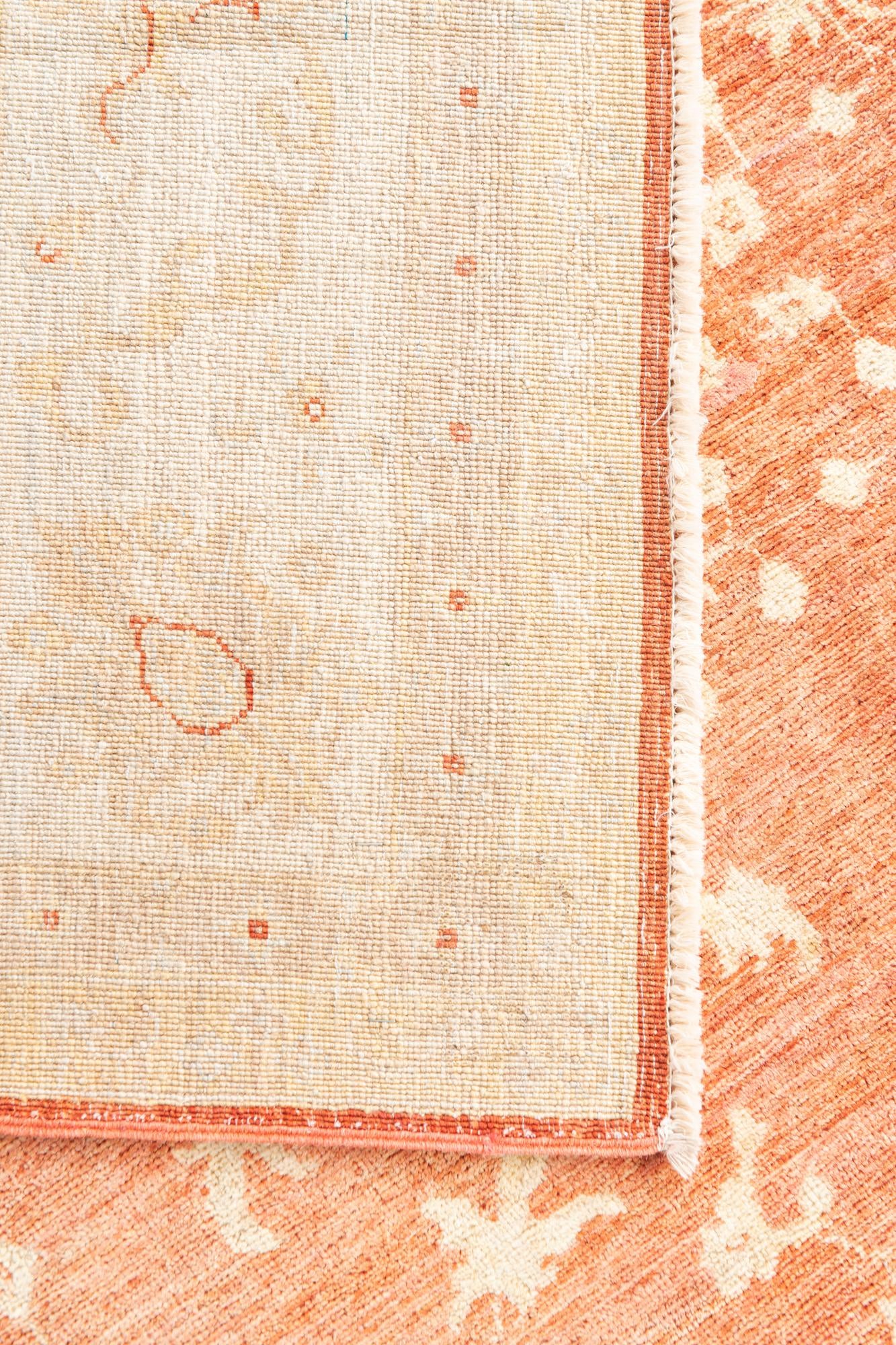 8' x 11' 2 Hand Knotted Peshawar Ziegler Oriental Rug
