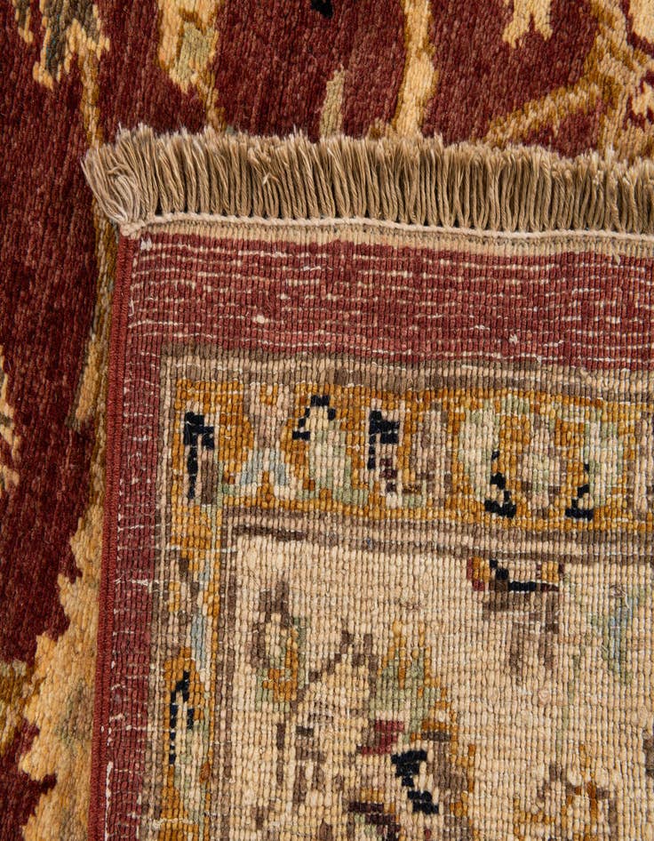 Detail image of 5' 2 x 7' 9  Hand Knotted Peshawar Ziegler Rug
