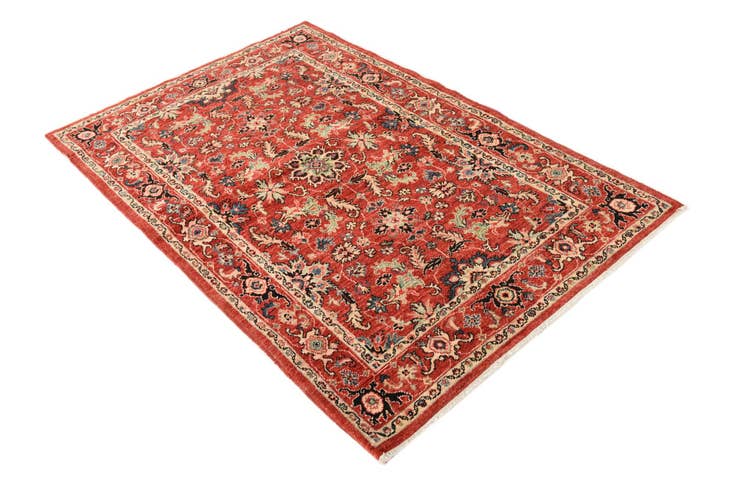 Detail image of 4' x 6' 2 Hand Woven Peshawar Ziegler Rug