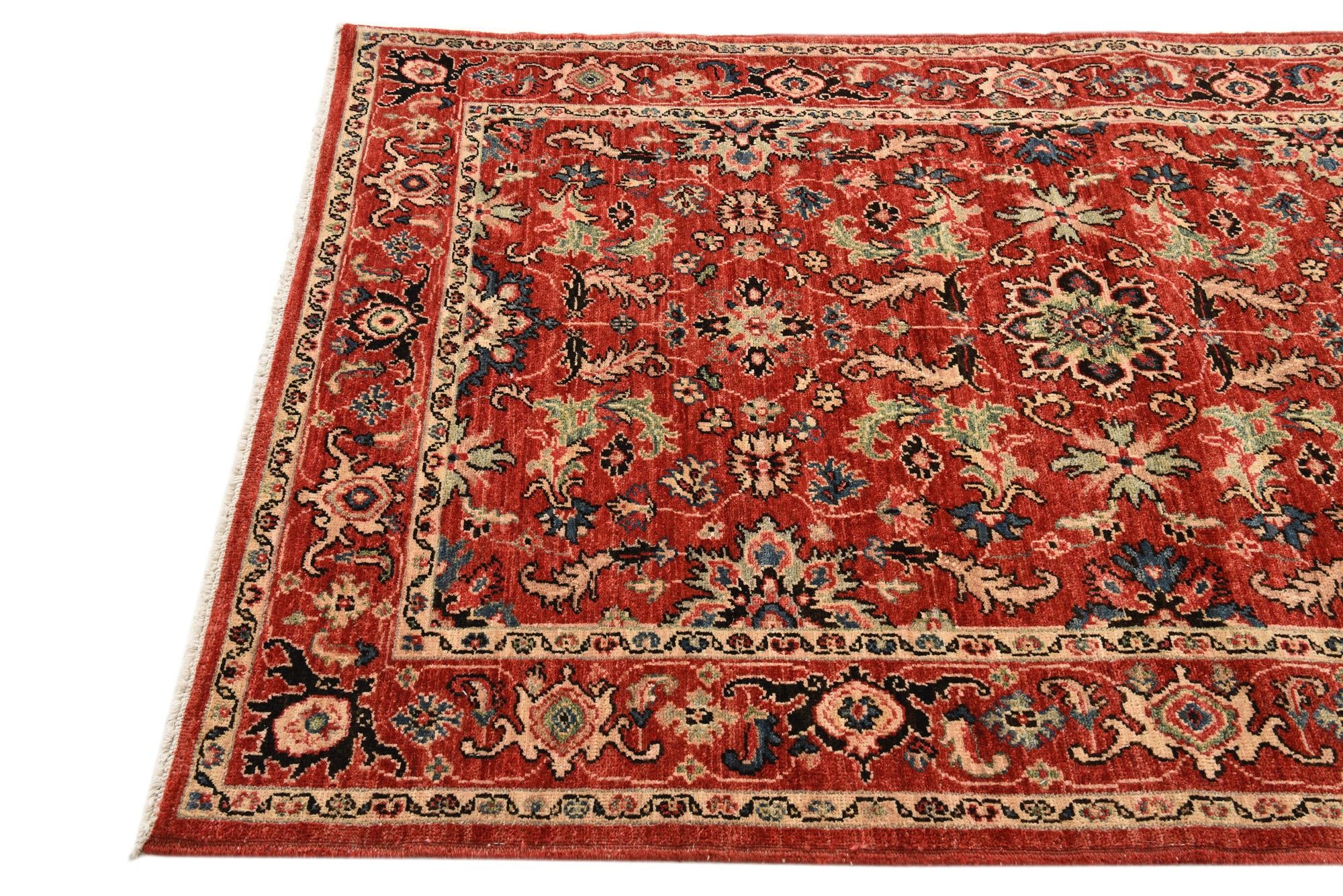 4' x 6' 2 Hand Woven Peshawar Ziegler Rug