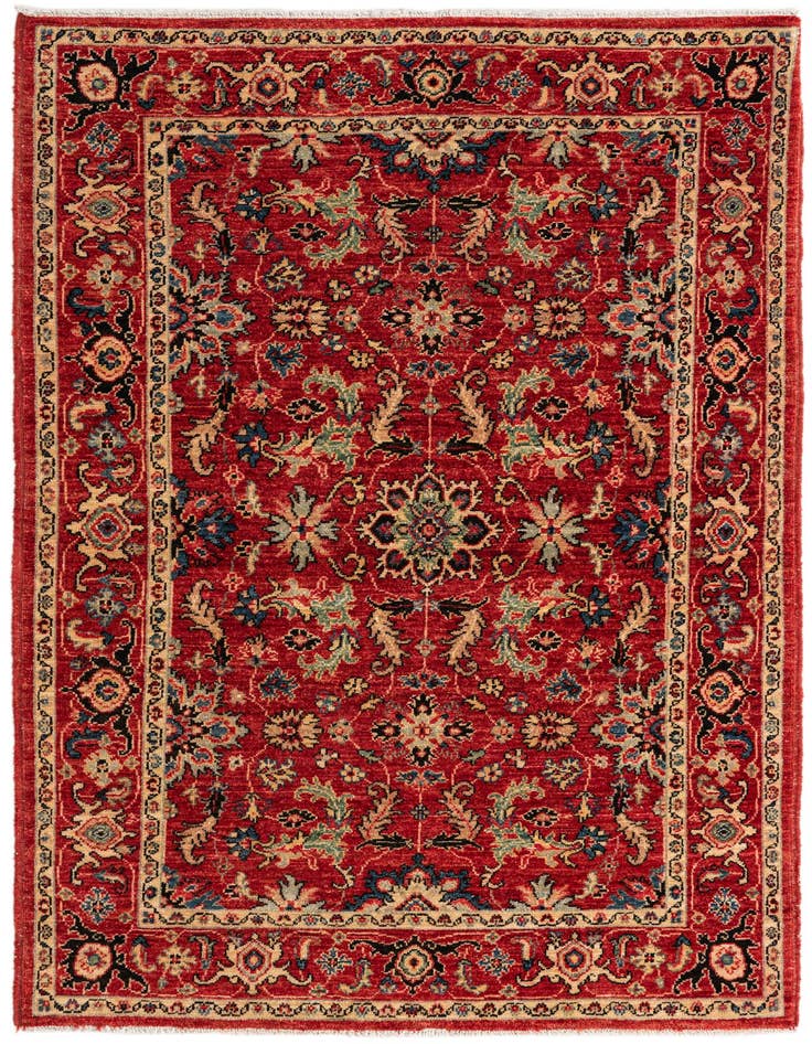 Detail image of 4' x 6' 2 Hand Woven Peshawar Ziegler Rug
