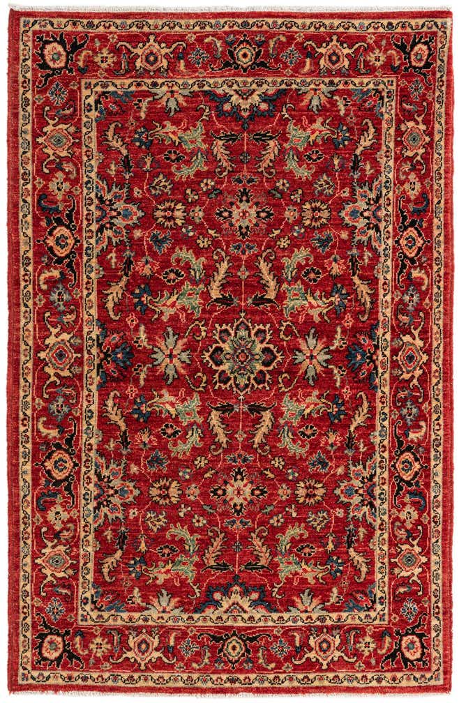 4' x 6' 2 Hand Woven Peshawar Ziegler Rug