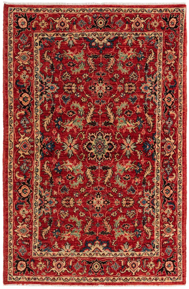 Detail image of 4' x 6' 2 Hand Woven Peshawar Ziegler Rug