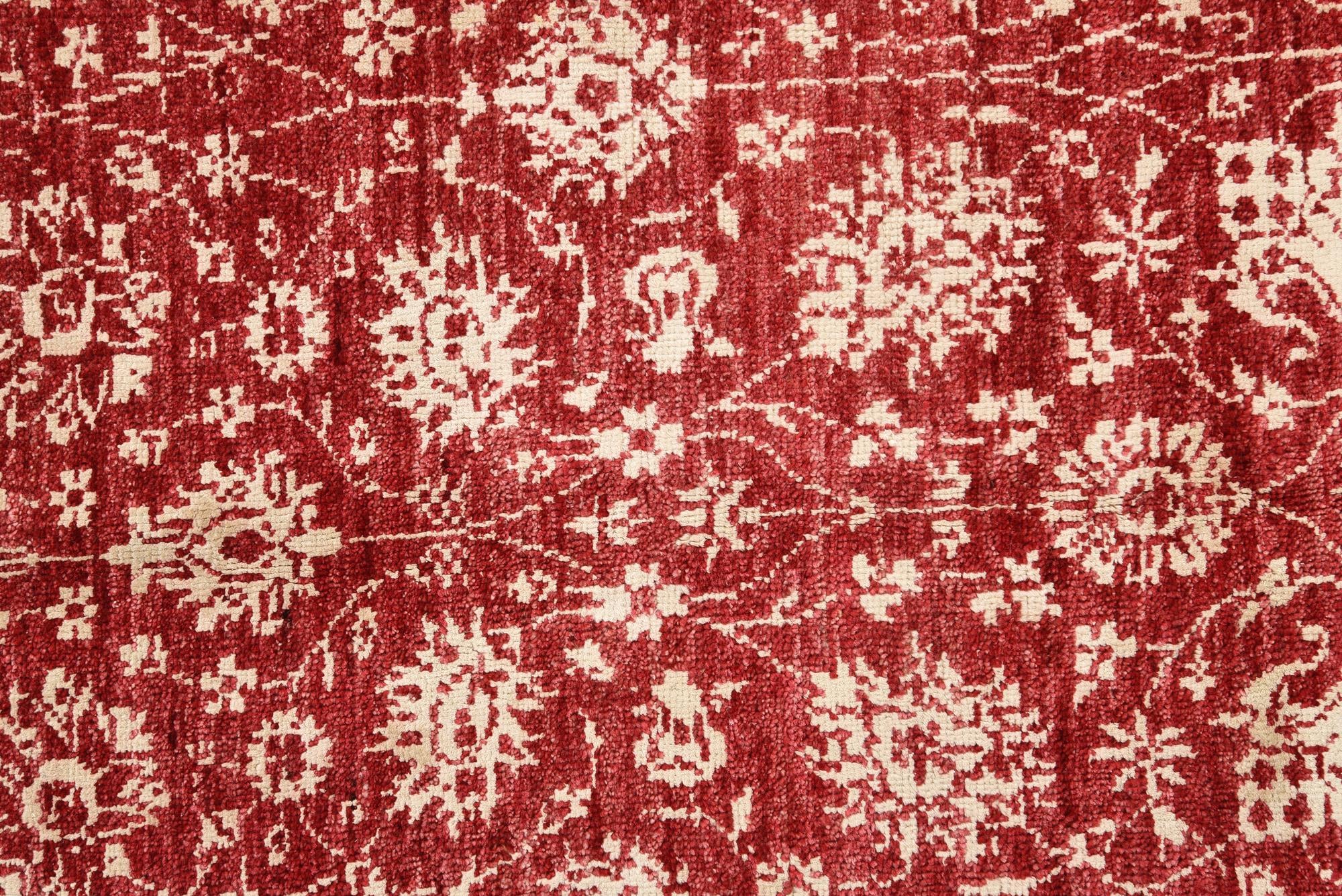4' 1 x 6' Hand Knotted Peshawar Ziegler Rug