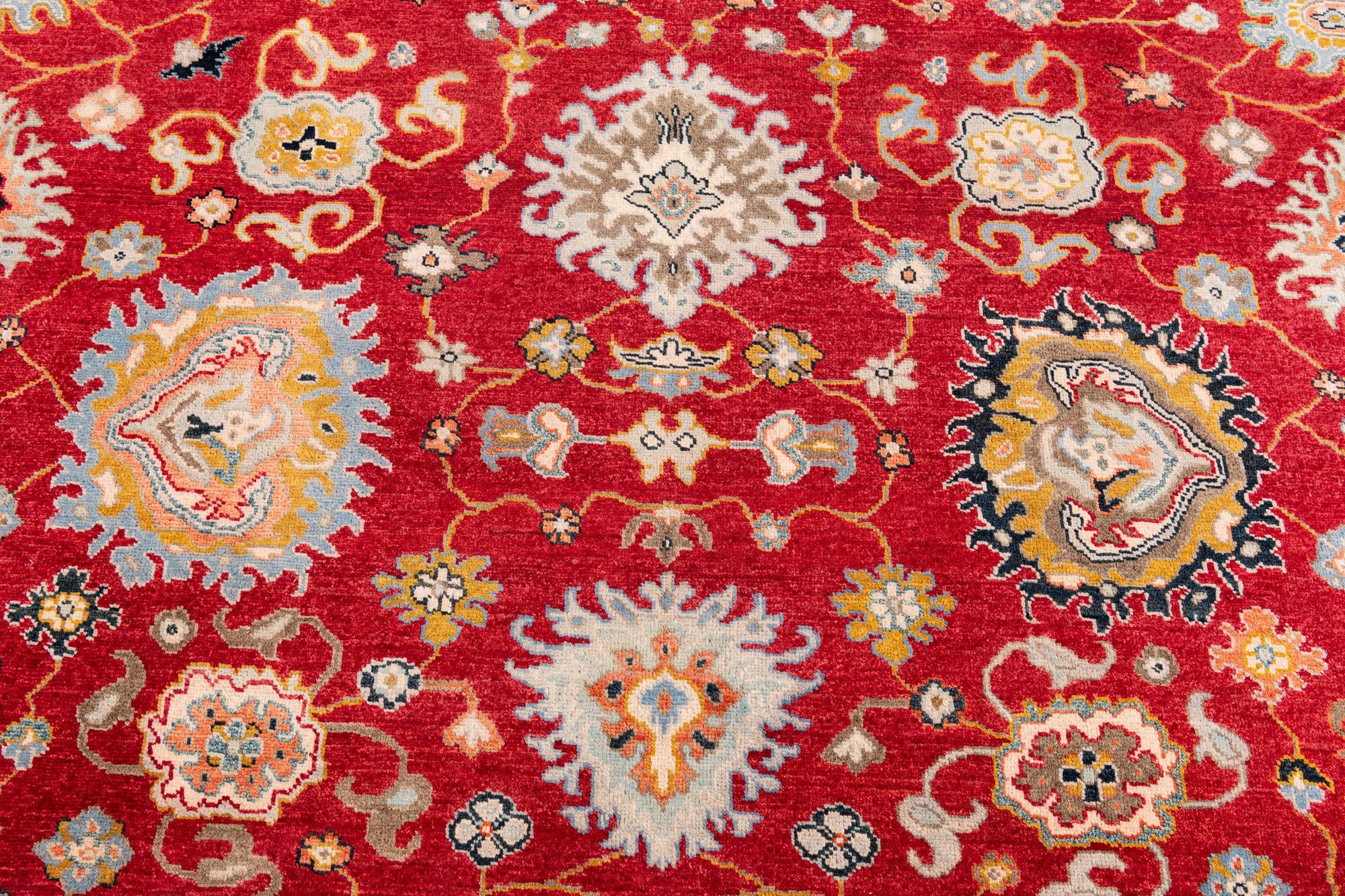 250cm x 345cm anudado a mano Peshawar Ziegler Alfombra