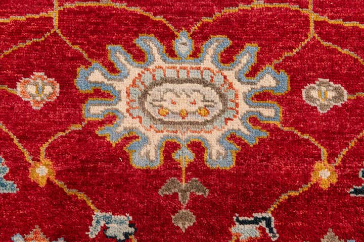 8' 3 x 11' 4 Hand Knotted Peshawar Ziegler Rug