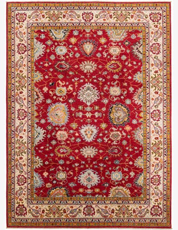 8' 3 x 11' 4 Hand Knotted Peshawar Ziegler Rug