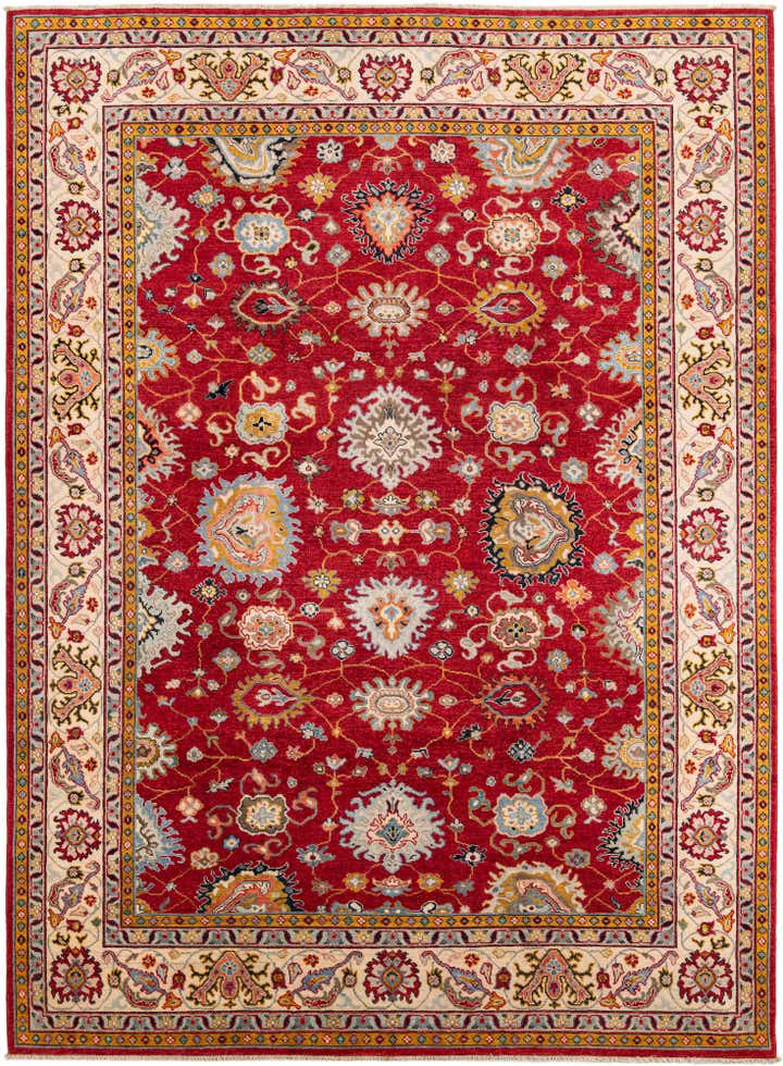 8' 3 x 11' 4 Hand Knotted Peshawar Ziegler Rug
