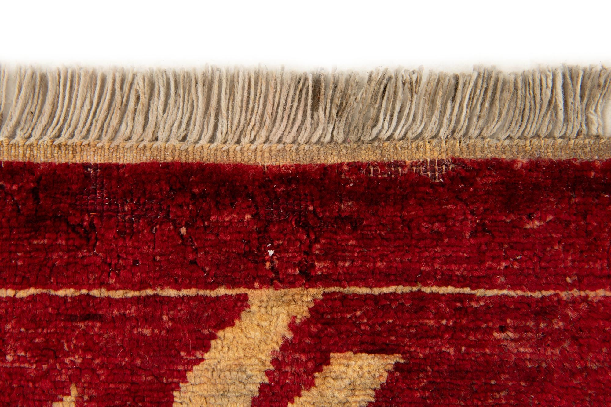 5' 4 x 8' Hand Knotted Peshawar Ziegler Rug