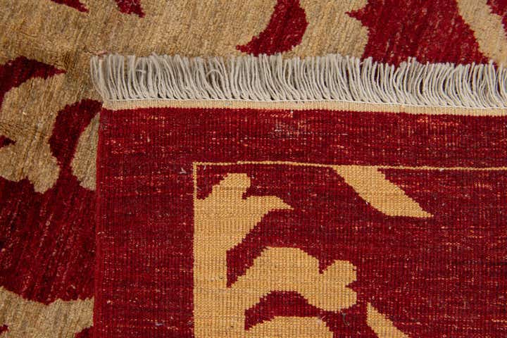 5' 4 x 8' Hand Knotted Peshawar Ziegler Rug