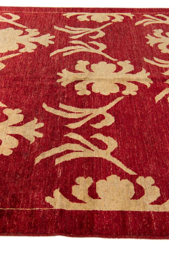 5' 4 x 8' Hand Knotted Peshawar Ziegler Rug