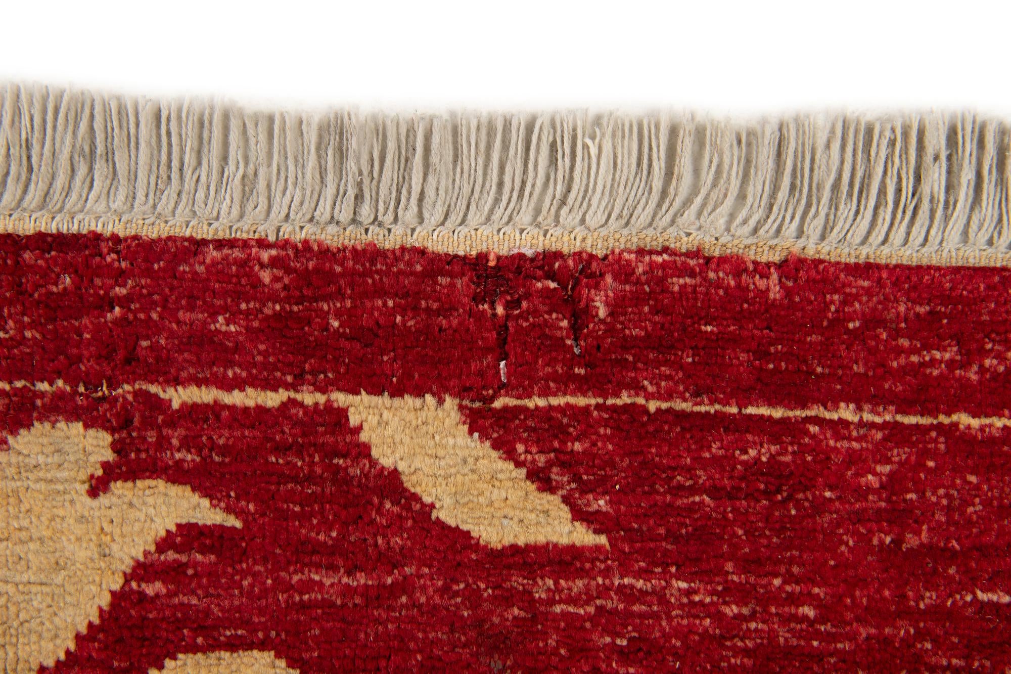 5' 4 x 8' Hand Knotted Peshawar Ziegler Rug