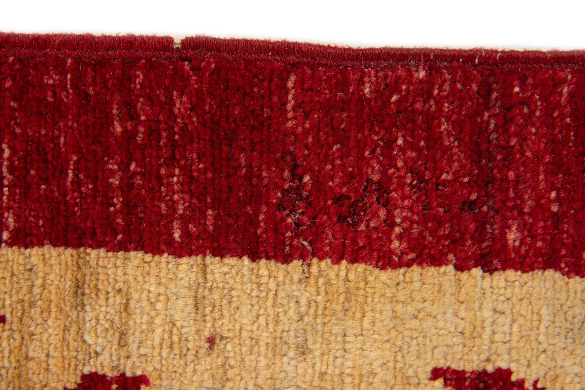 5' 4 x 8' Hand Knotted Peshawar Ziegler Rug