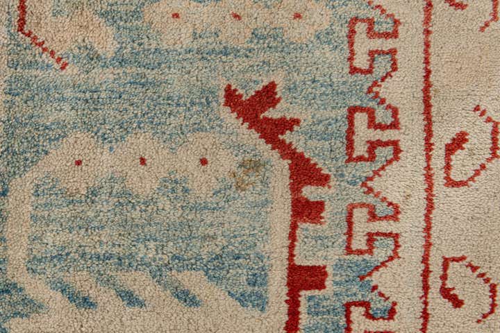 8' 11 x 11' 8 Hand Knotted Peshawar Ziegler Rug