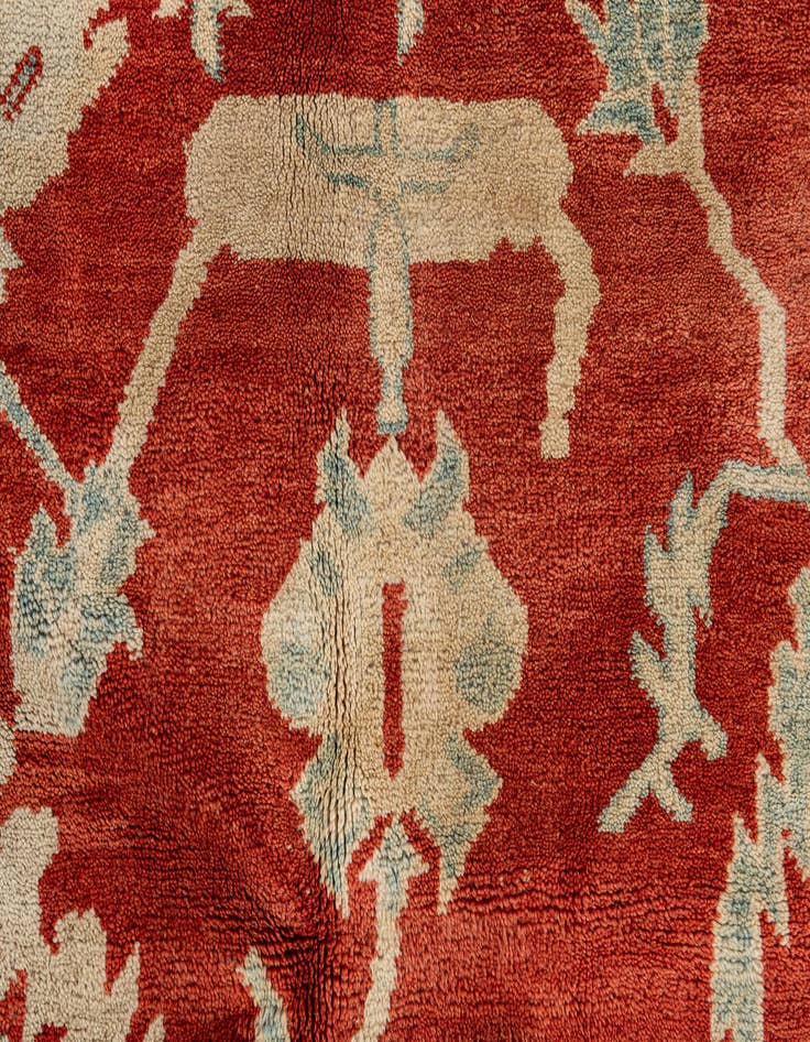 Detail image of 8' 11 x 11' 8  Hand Knotted Peshawar Ziegler Rug