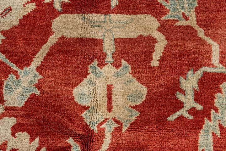 8' 11 x 11' 8 Hand Knotted Peshawar Ziegler Rug
