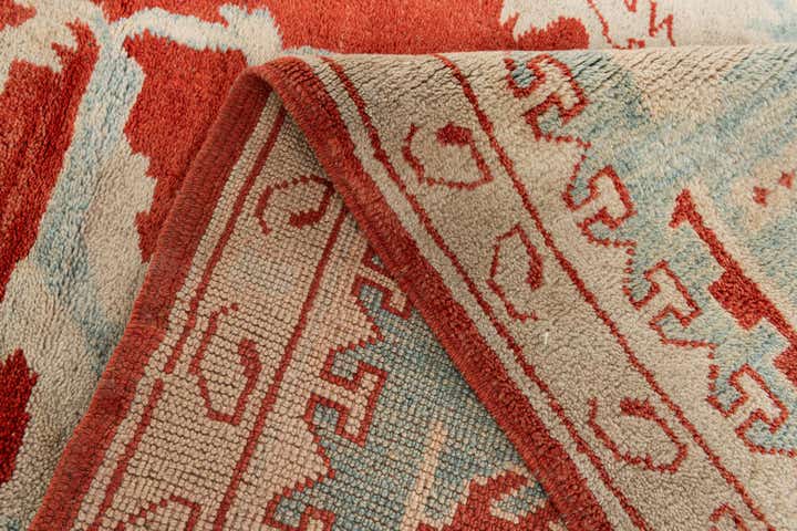 8' 11 x 11' 8 Hand Knotted Peshawar Ziegler Rug