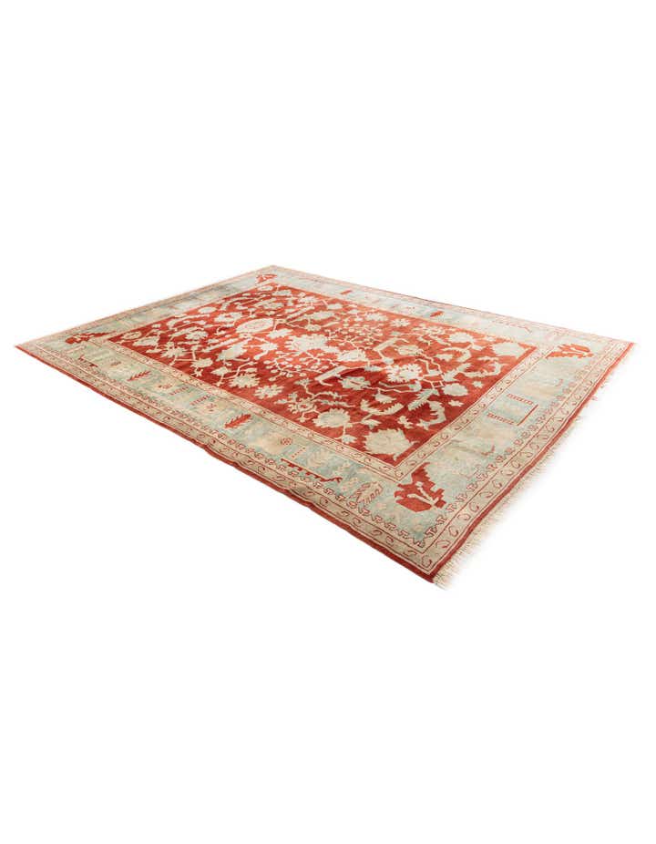 8' 11 x 11' 8 Hand Knotted Peshawar Ziegler Rug