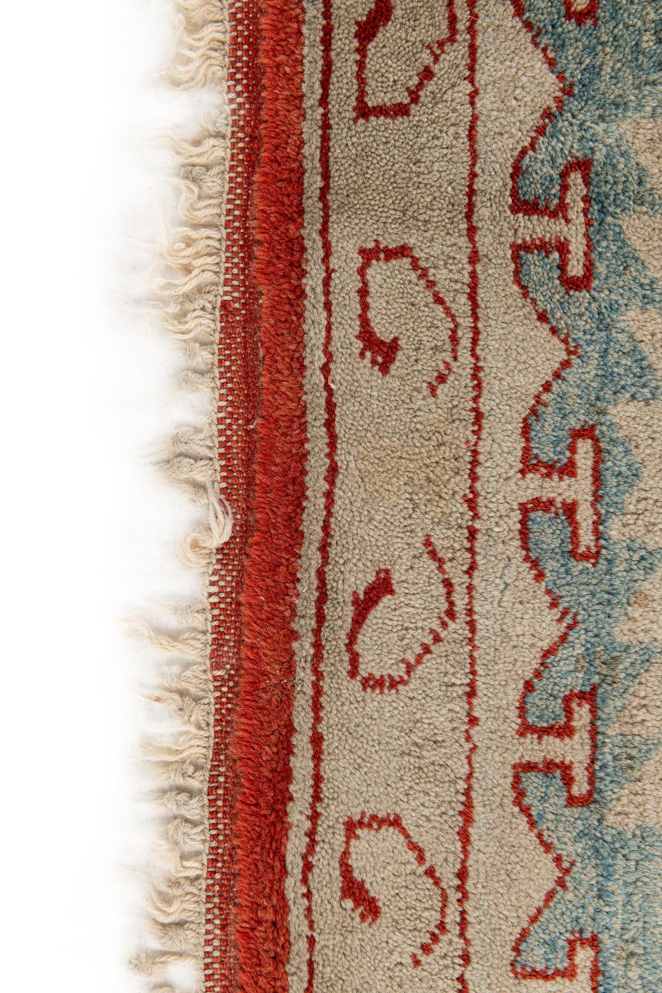 8' 11 x 11' 8 Hand Knotted Peshawar Ziegler Rug