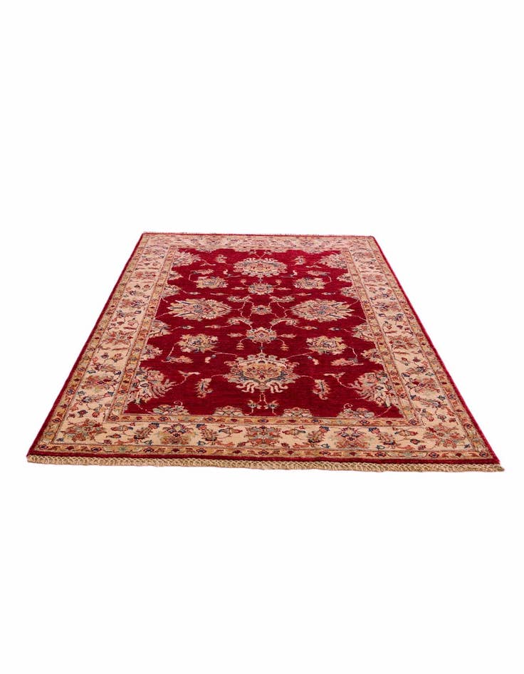 Detail image of 3' 11 x 6' 3 Hand Knotted Peshawar Ziegler Rug