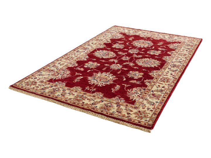 3' 11 x 6' 3 Hand Knotted Peshawar Ziegler Rug