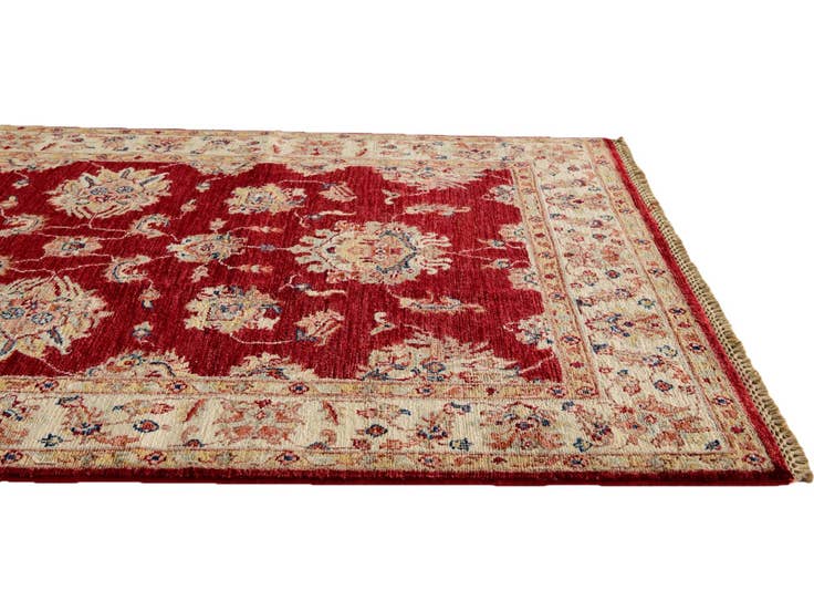 Detail image of 3' 11 x 6' 3 Hand Knotted Peshawar Ziegler Rug