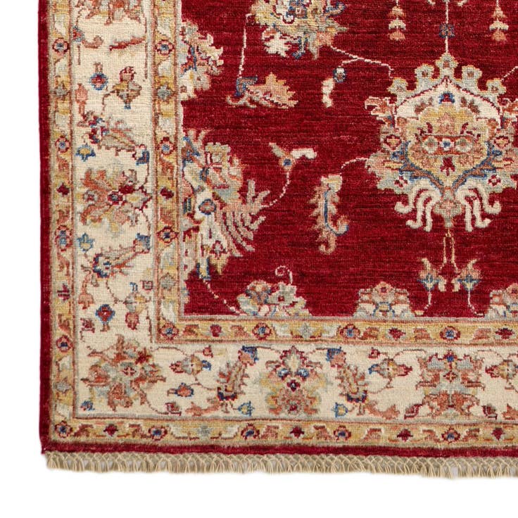 Detail image of 3' 11 x 6' 3 Hand Knotted Peshawar Ziegler Rug