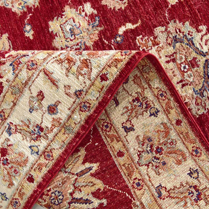 3' 11 x 6' 3 Hand Knotted Peshawar Ziegler Rug
