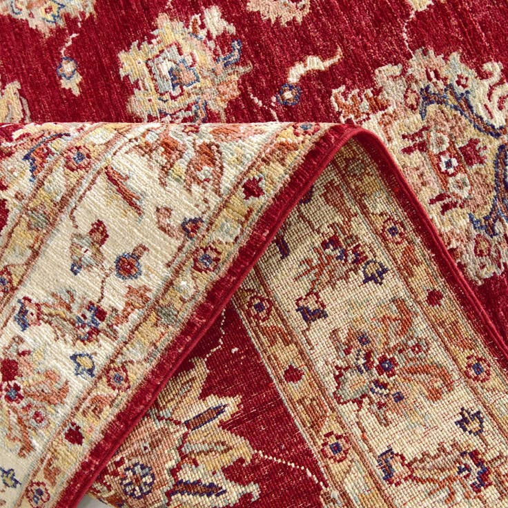 Detail image of 3' 11 x 6' 3 Hand Knotted Peshawar Ziegler Rug