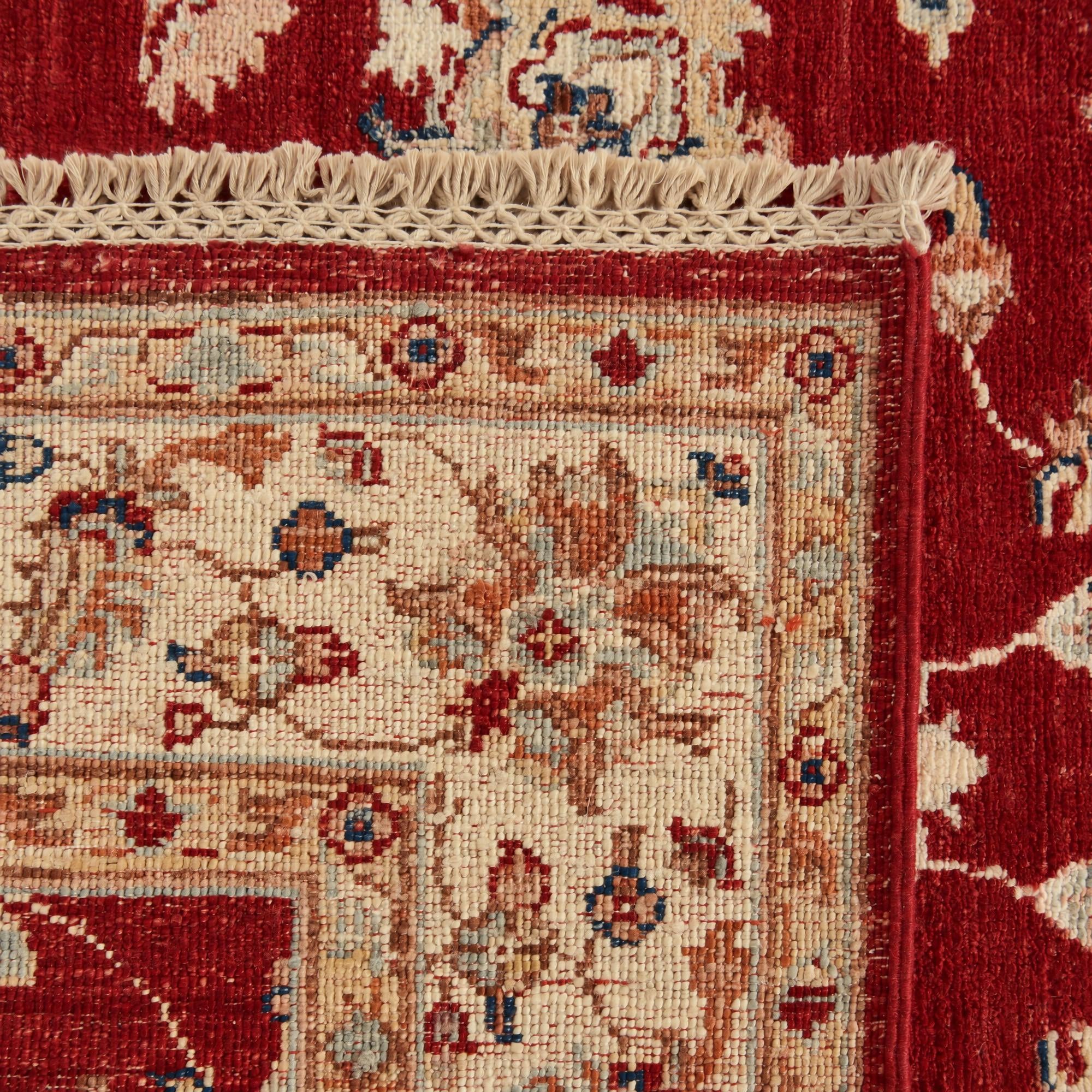 120cm x 190cm Hand Knotted Peshawar Ziegler Rug