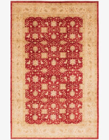 10' 2 x 16' 1 Hand Knotted Peshawar Ziegler Rug