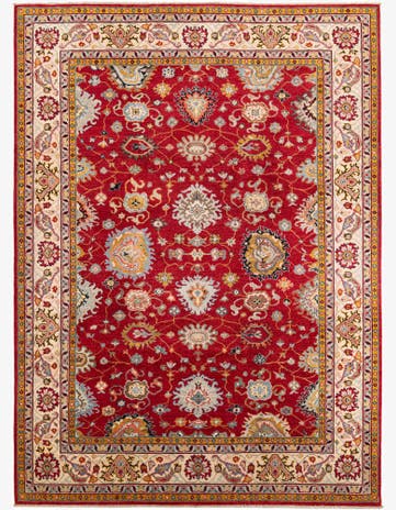 8' 3 x 11' 4 Hand Knotted Peshawar Ziegler Rug