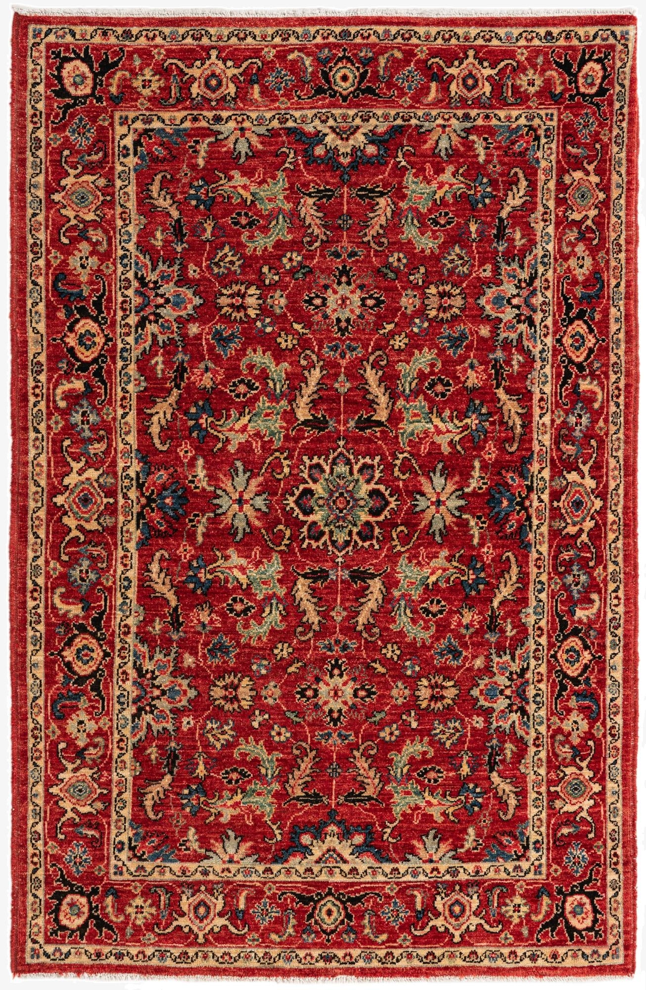 Primary image 4' x 6' 2  Hand Woven Peshawar Ziegler Rug