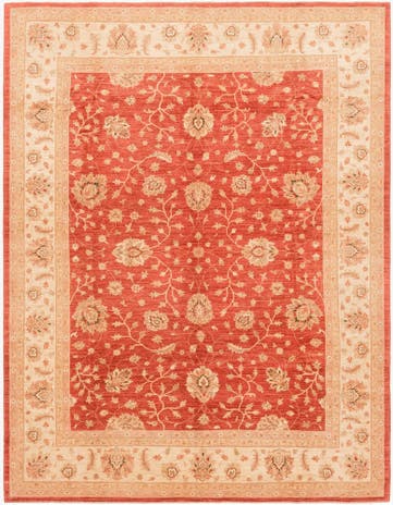 9' 11 x 12' 11 Hand Knotted Peshawar Ziegler Rug