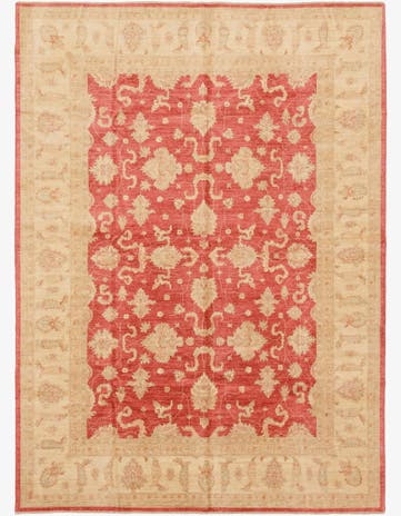 8' 3 x 11' 5 Hand Knotted Peshawar Ziegler Rug