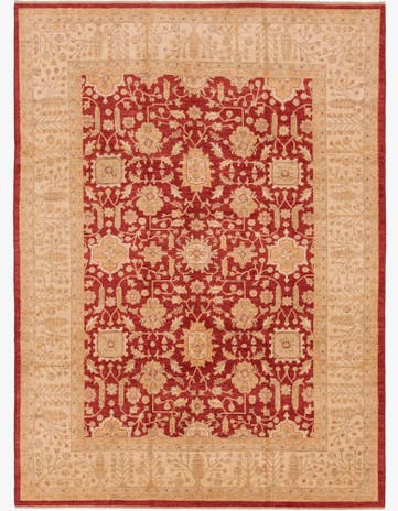 8' 4 x 11' 5 Hand Knotted Peshawar Ziegler Rug