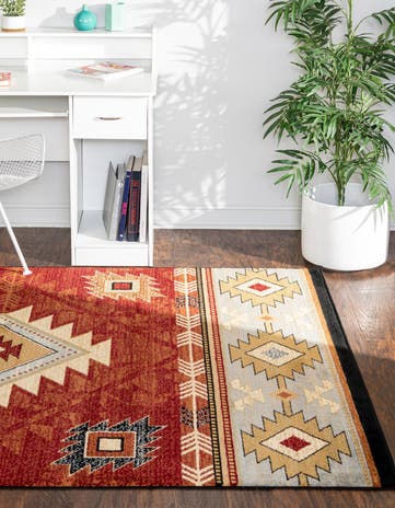 Red Pioneer Rug