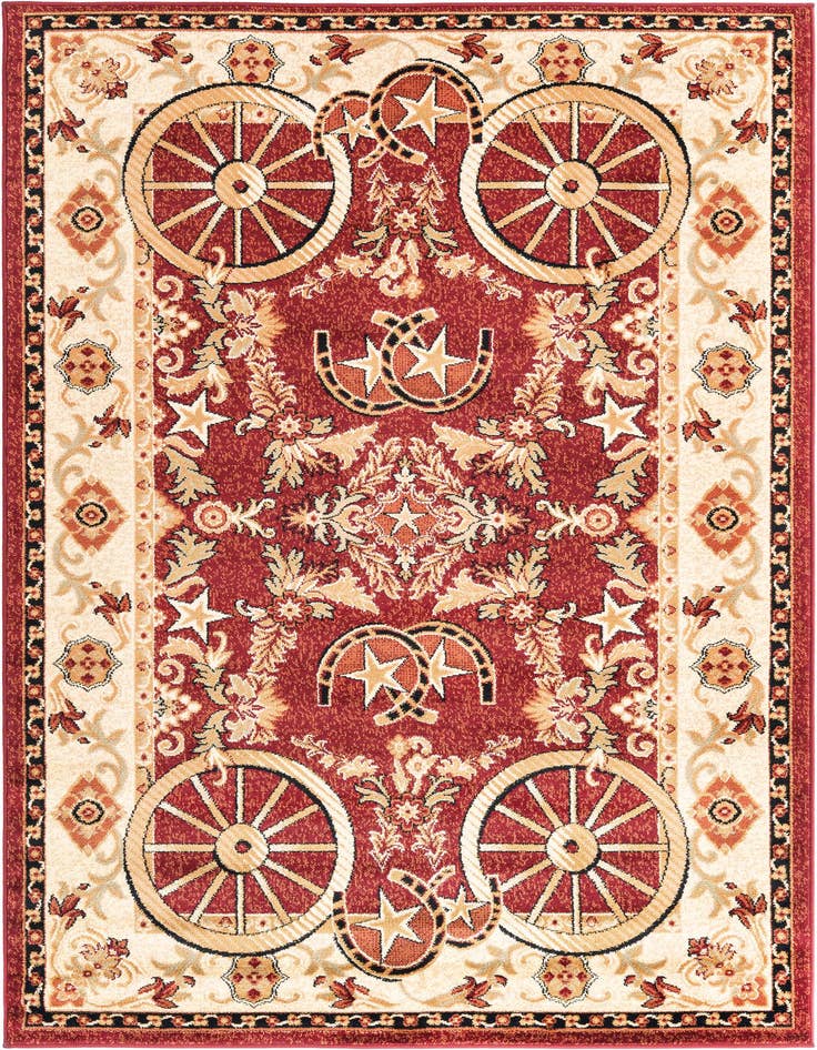 Detail image of 5' 3 x 8' Pioneer Rug