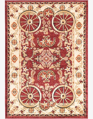 Red Pioneer Rug