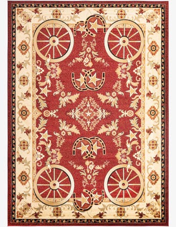 Red Pioneer Rug