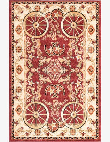 Red Pioneer Rug