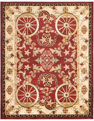 Red Pioneer Rug