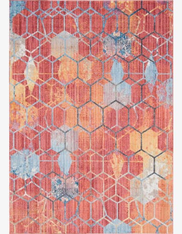 Red Prism Rug