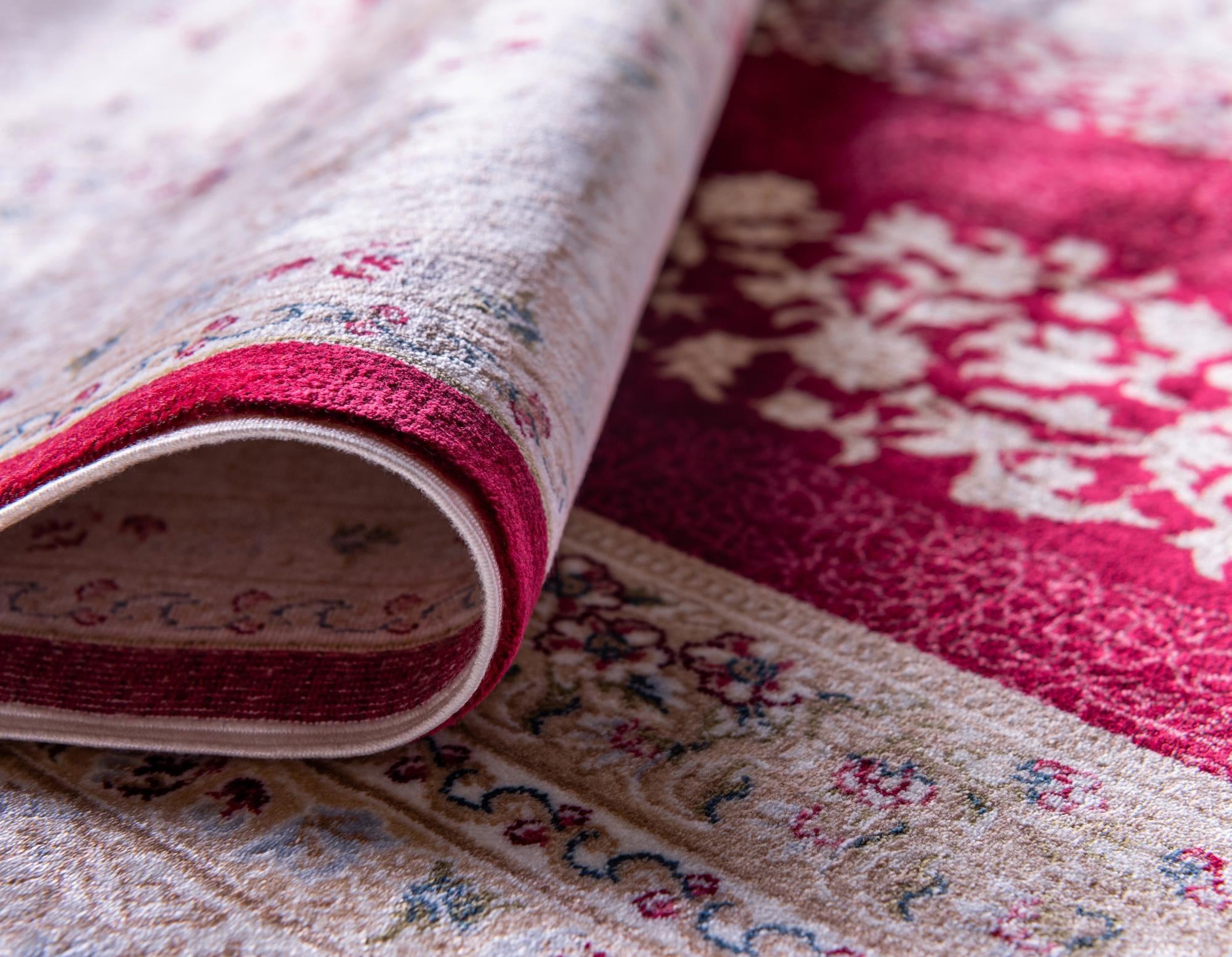 5' x 7' 3 Qom Bamboo Silk Rug