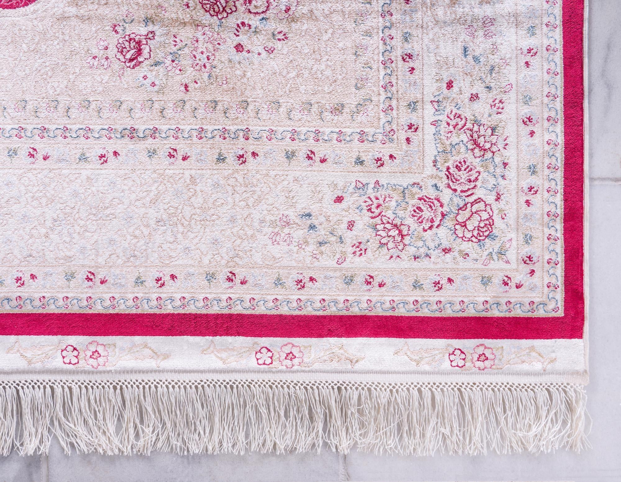 5' x 7' 3 Qom Bamboo Silk Rug